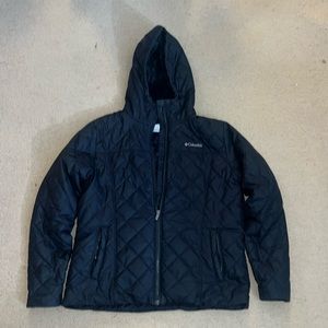 Columbia quilted winter coat w/fleece lining
